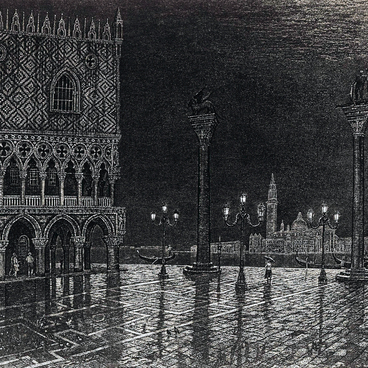 Venice. The Piazzetta