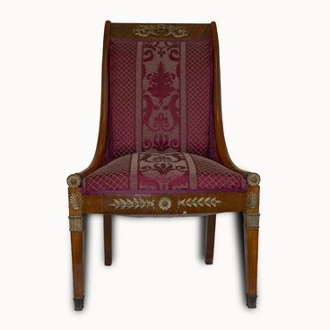 Chair with soft upholstery