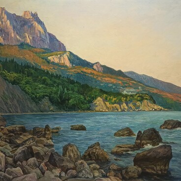 Вечер в Алупке. Берег