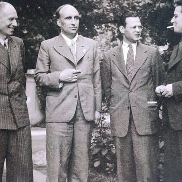 Фотоснимок делегации советских ученых
