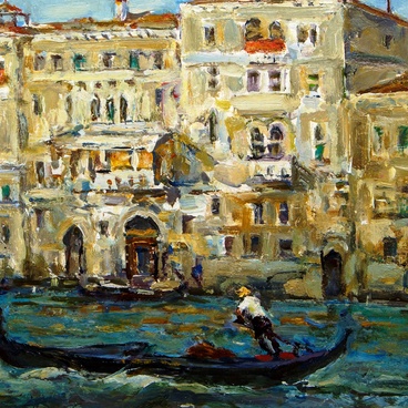 Venice. Gondolier