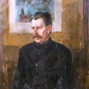 Maxim Gorky, study portrait