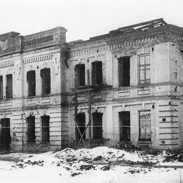 Разрушенная контора сахарного завода