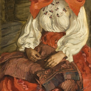 Woman in Red