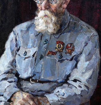 Portrait of the Drilling Foreman Ivan Kosolapkin