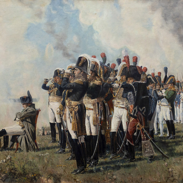 Napoleon on Borodino Heights (a reproduction)