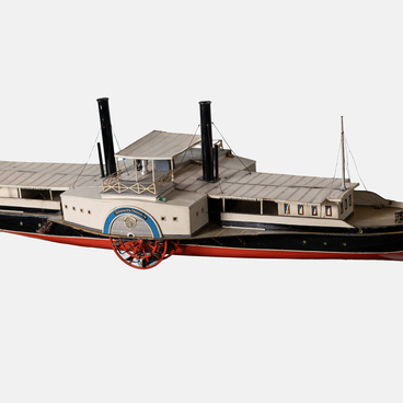 Model of the “Woldemar von Glasenapp” steamer