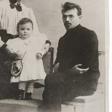 Portrait of Vasily Sytin with his family