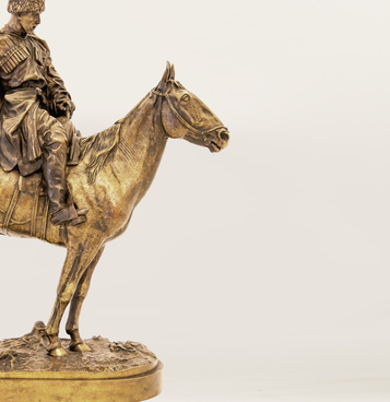 Circassian on Horseback with a Lasso