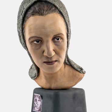 Bust of a woman. Mandesarka-6 burial ground