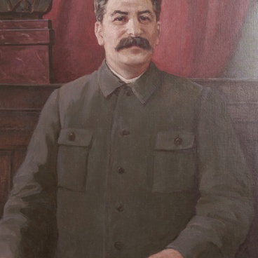 The portrait of Joseph Stalin