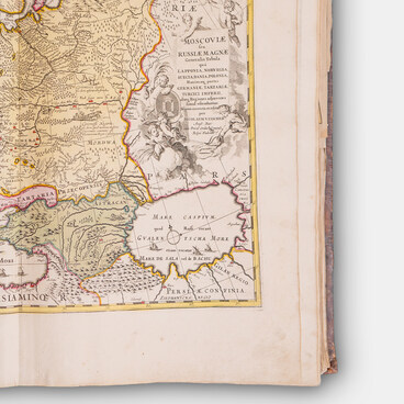 Album with maps of Nicolas Visscher (Piscator)