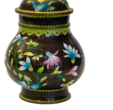 Vase with a floral pattern