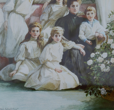 Портрет императрицы с детьми