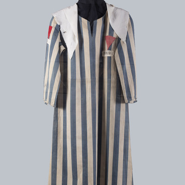 Uniform dress of a Ravensbrück prisoner