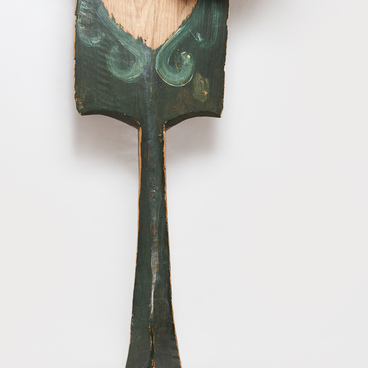 Wooden distaff