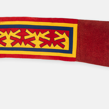 Blanket for a reindeer in a Nenets women’s sled