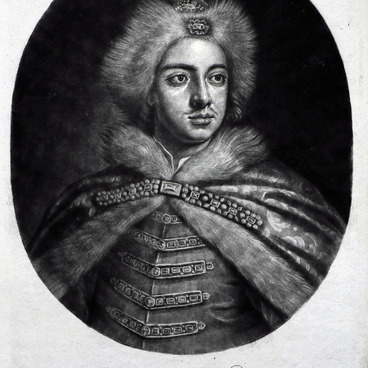 Portrait of Peter I. From Kneller’s portrait