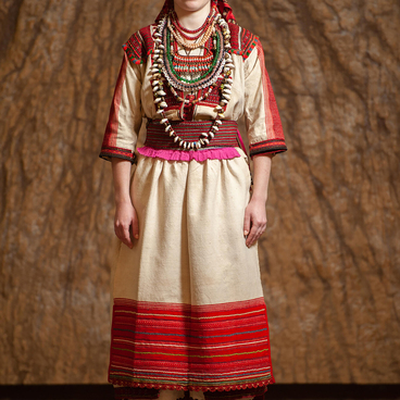 Festive clothes of an Erzya woman