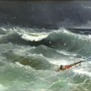 Буря на Азовском море в апреле 1886 года