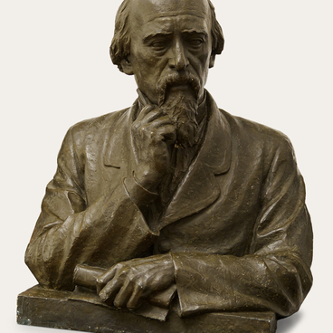 Sculptural portrait of Nikolay Nekrasov