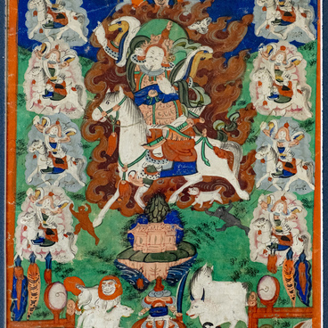 Thangka “Dalha with Eight Companions”