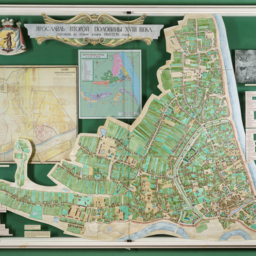 Карта. Город Ярославль в XVIII веке