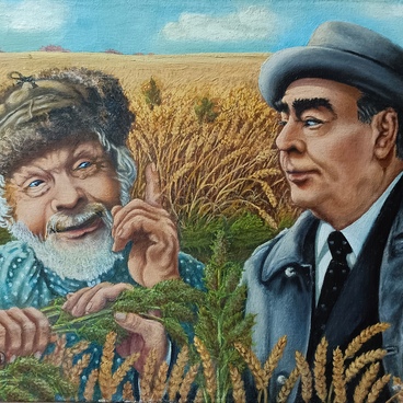Среди хлебов целинных разговор о конопле