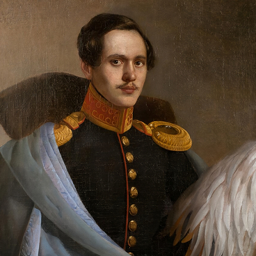 Portrait of Mikhail Lermontov