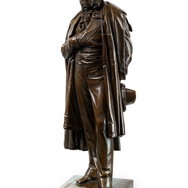 Model of the monument to A. Pushkin in Moscow