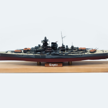 Model of “Tirpitz” battleship