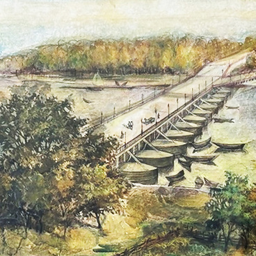 Картина «Аксайский мост»