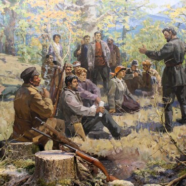 Диорама «Подпольная партийная конференция»