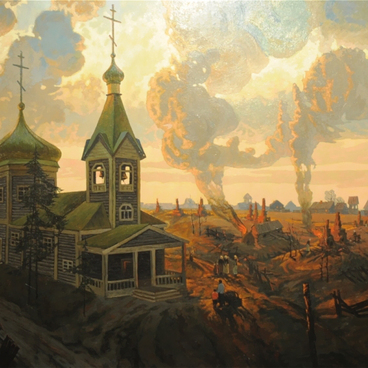 Село Ивановка весной 1919 года