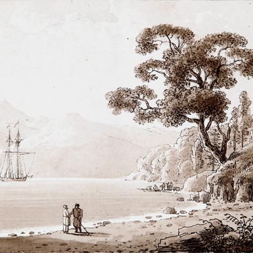 View of Lake Baikal