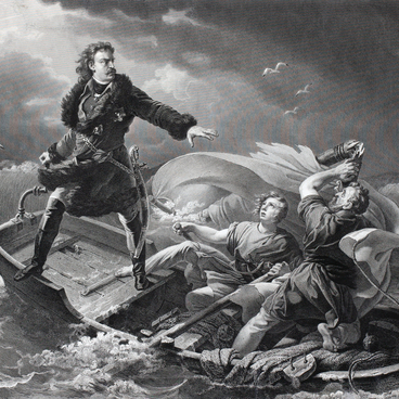 Peter the Great in a Storm on Lake Ladoga