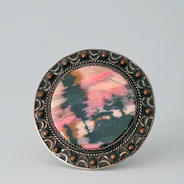 Brooch “Quiet Dawns”