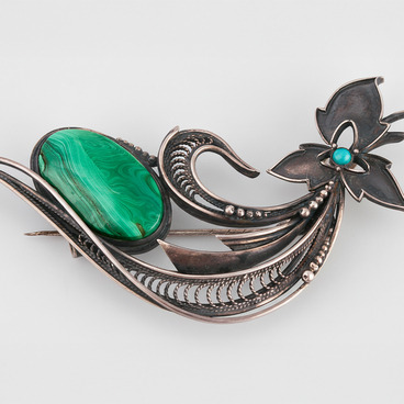 Brooch “Evening Dreams”