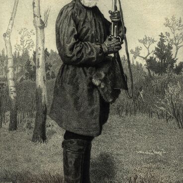 Portrait of Ivan Turgenev on the Hunt