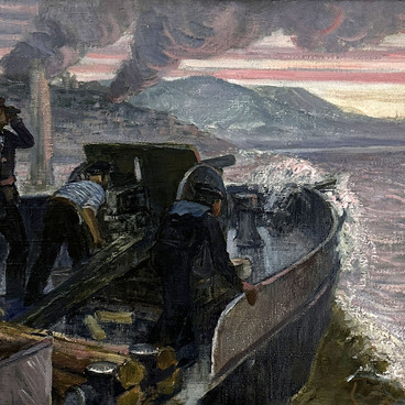 Бой Волжской флотилии за г. Вольск в 1918 г.