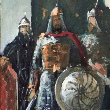 Эскиз к триптиху «Александр Невский»