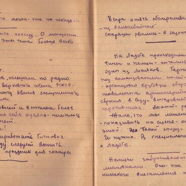 Дневник Ерухимовича Захара Марковича
